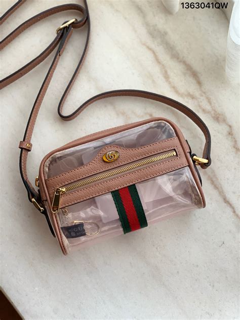 transparent bag gucci